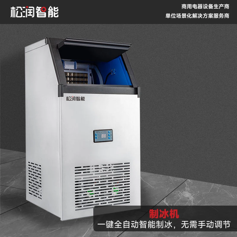 Air-Cooled Ice Maker, 90 Cubes, 100 kg/Day