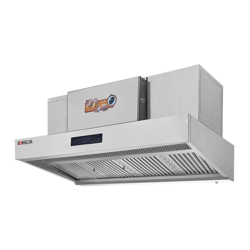 Integrated asap Purification Unit 2 m for asap berat kuali wok stations