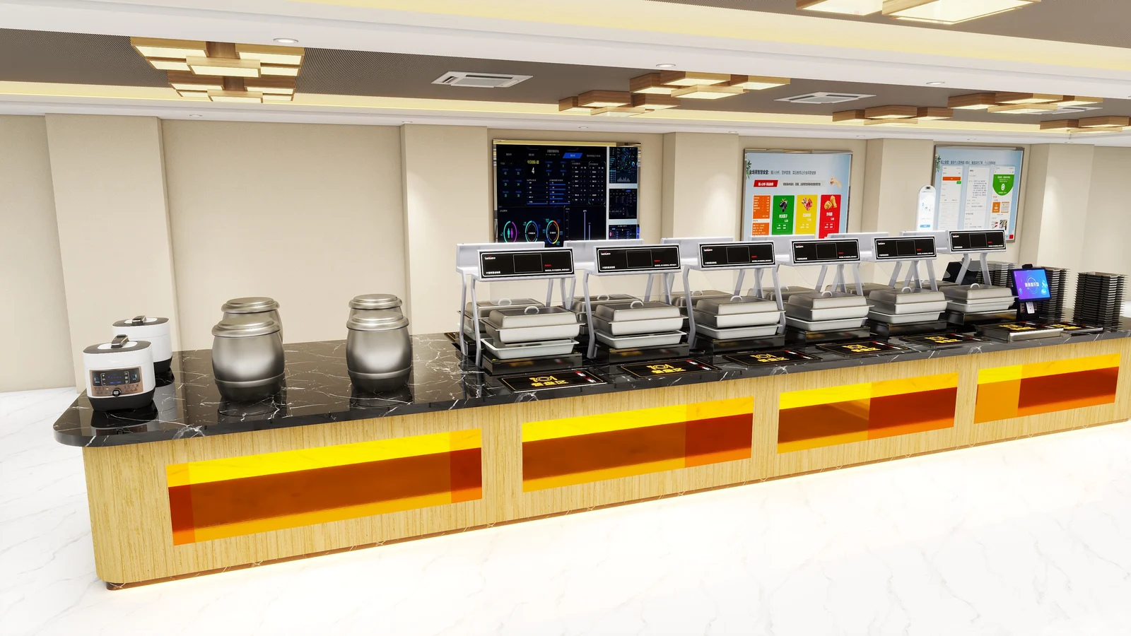 ICBC広州 スマート食堂 supporting view 1