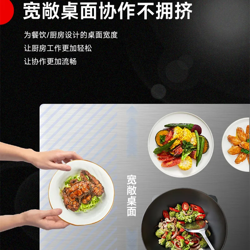 ステンレス鋼 食器積載, 1.8 m