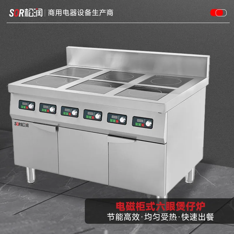 単口 電気式 低背型 寸胴鍋 レンジ, 12 kW